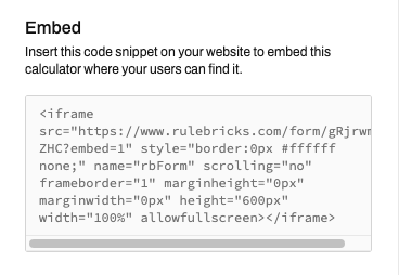 Form Embed